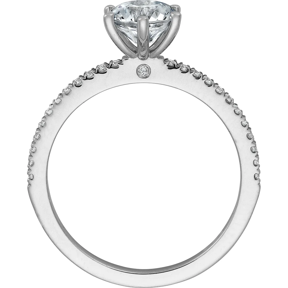 .15ctw Round Cut Diamond Engagement Ring