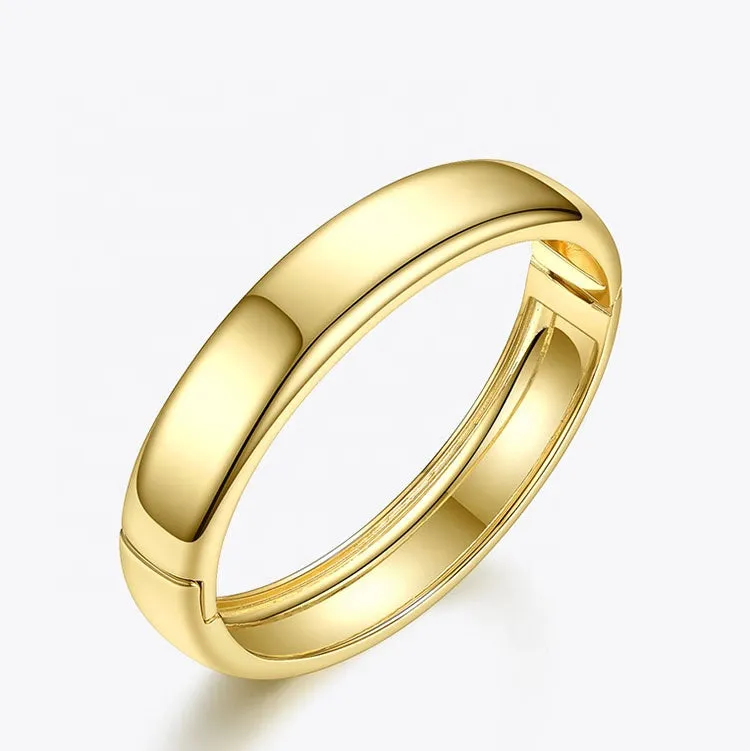 18K Gold-Filled Chunky Bangle
