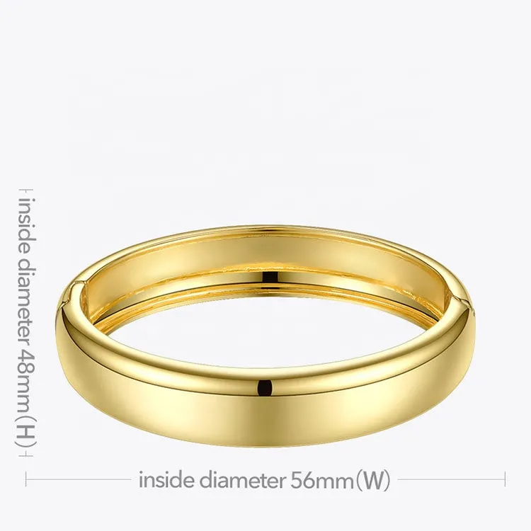 18K Gold-Filled Chunky Bangle