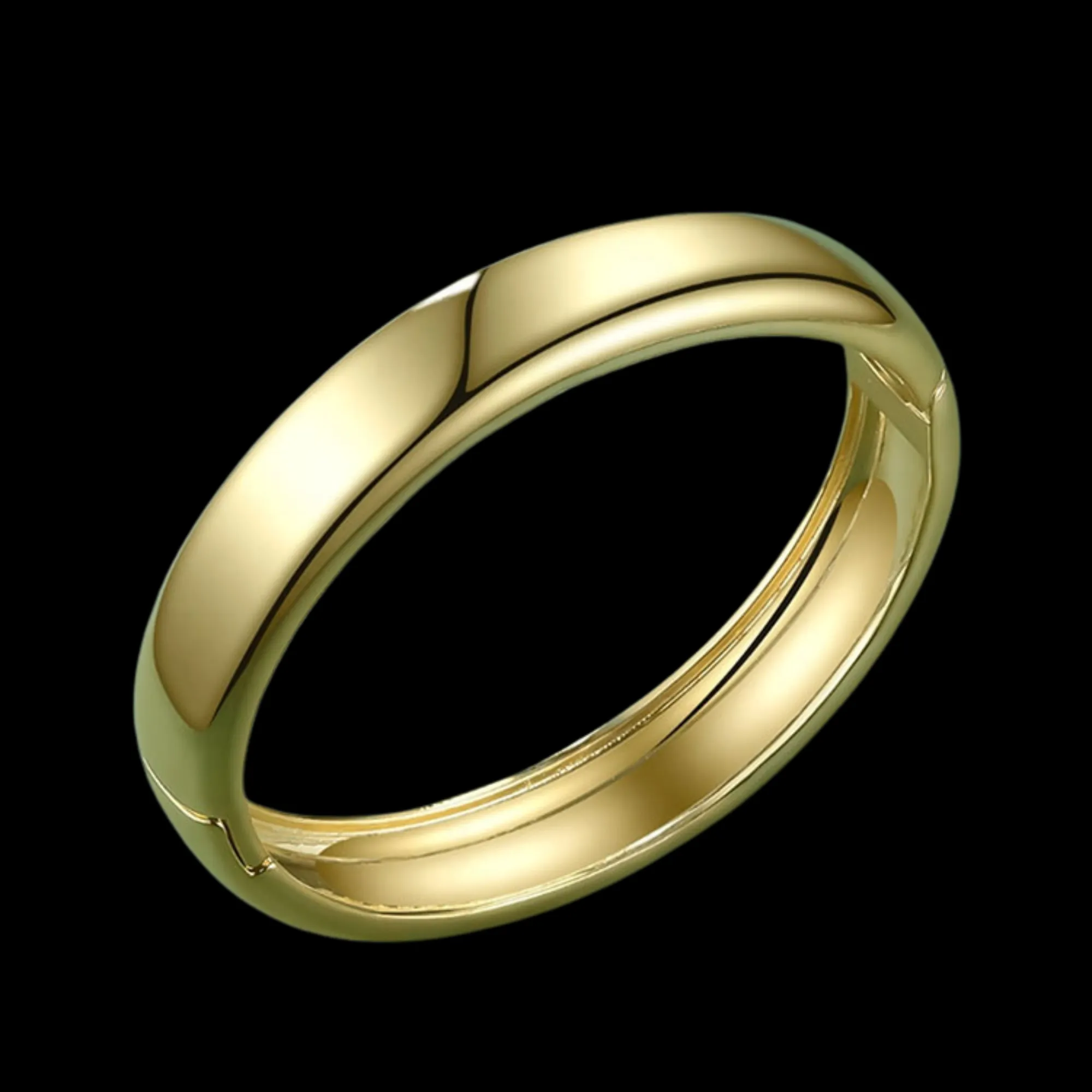 18K Gold-Filled Chunky Bangle