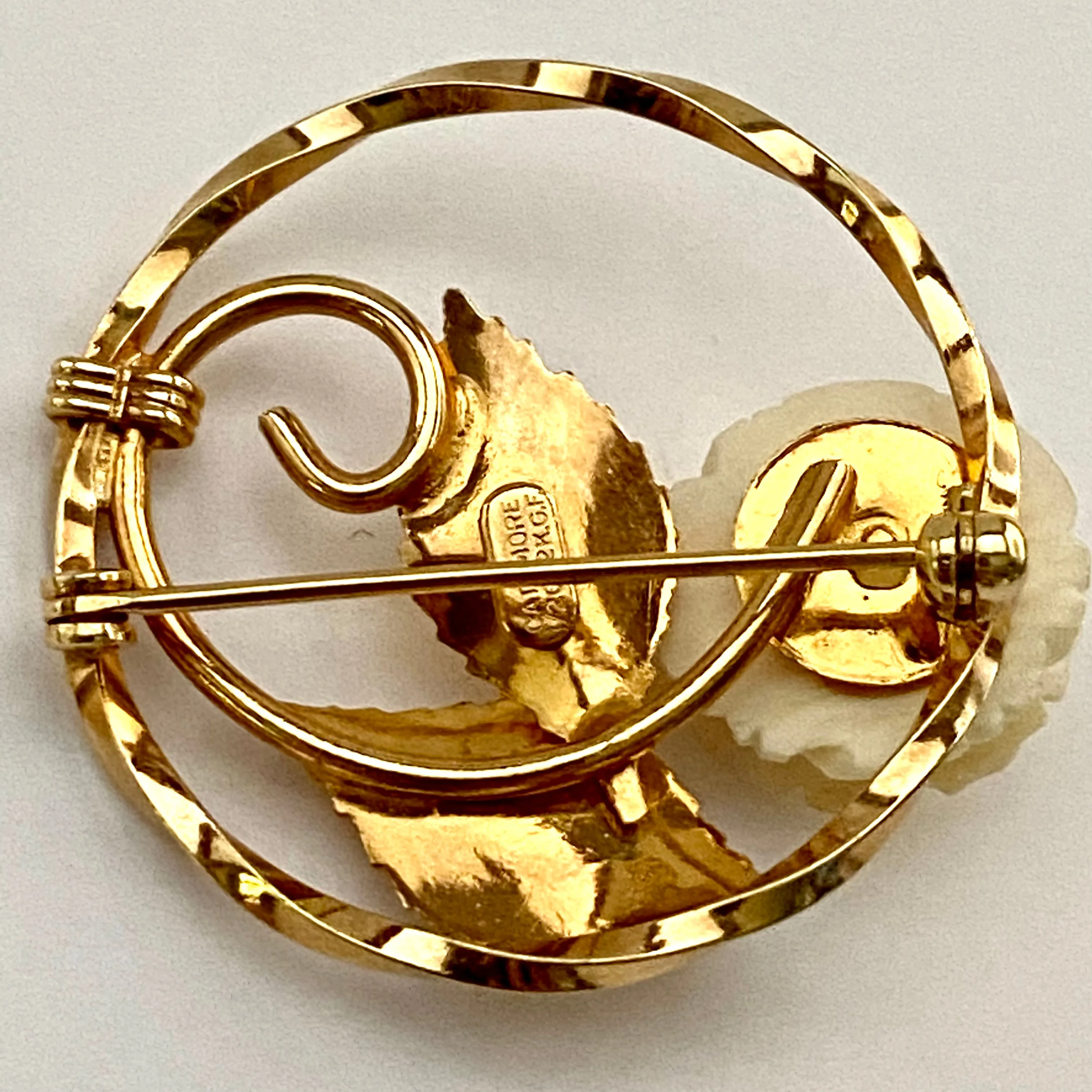 1970s Catamore 12K Gold Filled Brooch