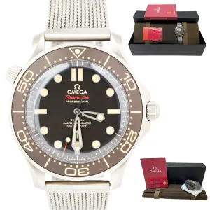 2021 NO TIME TO DIE OMEGA Seamaster 007 Titanium 210.90.42.20.01.001 42mm Watch