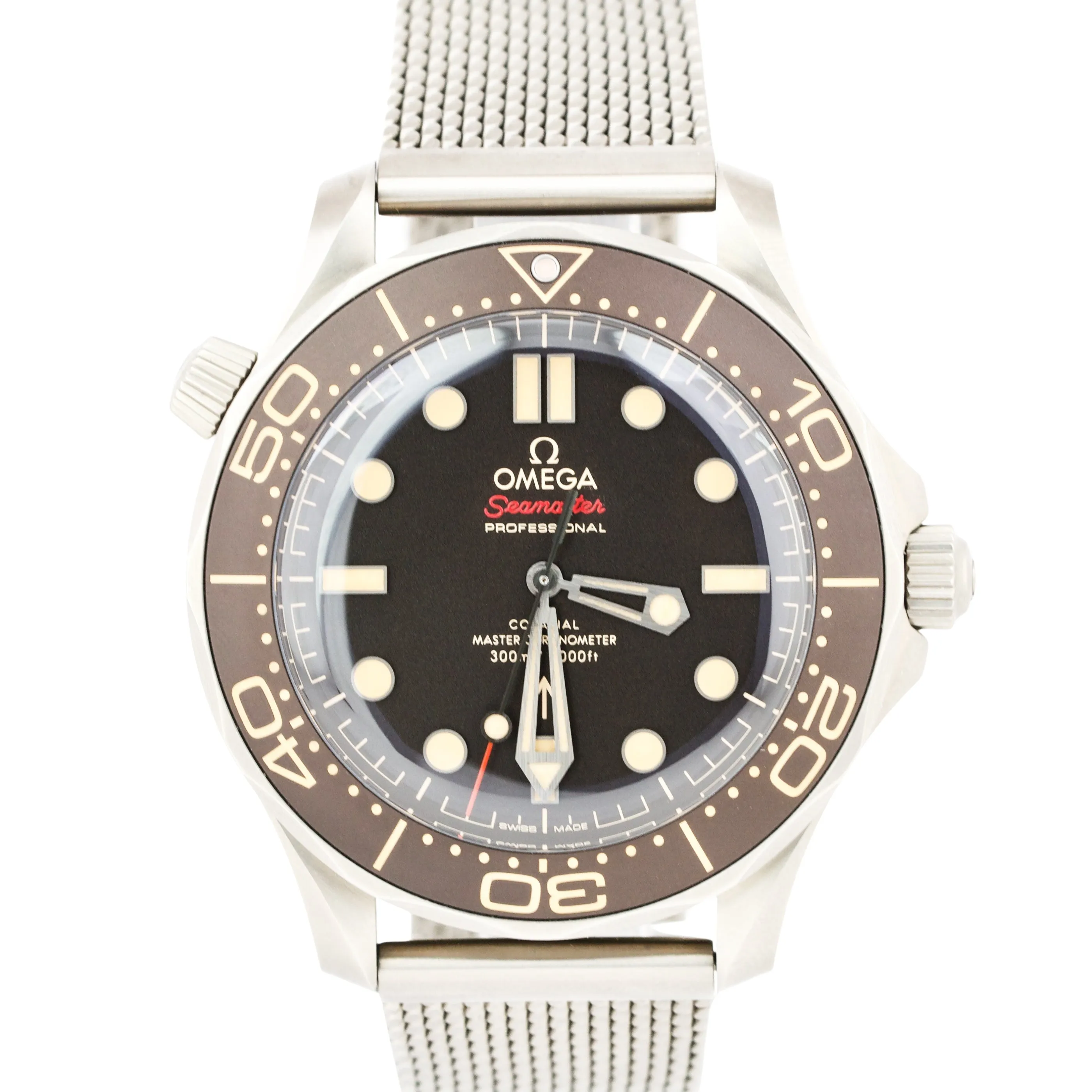 2021 NO TIME TO DIE OMEGA Seamaster 007 Titanium 210.90.42.20.01.001 42mm Watch