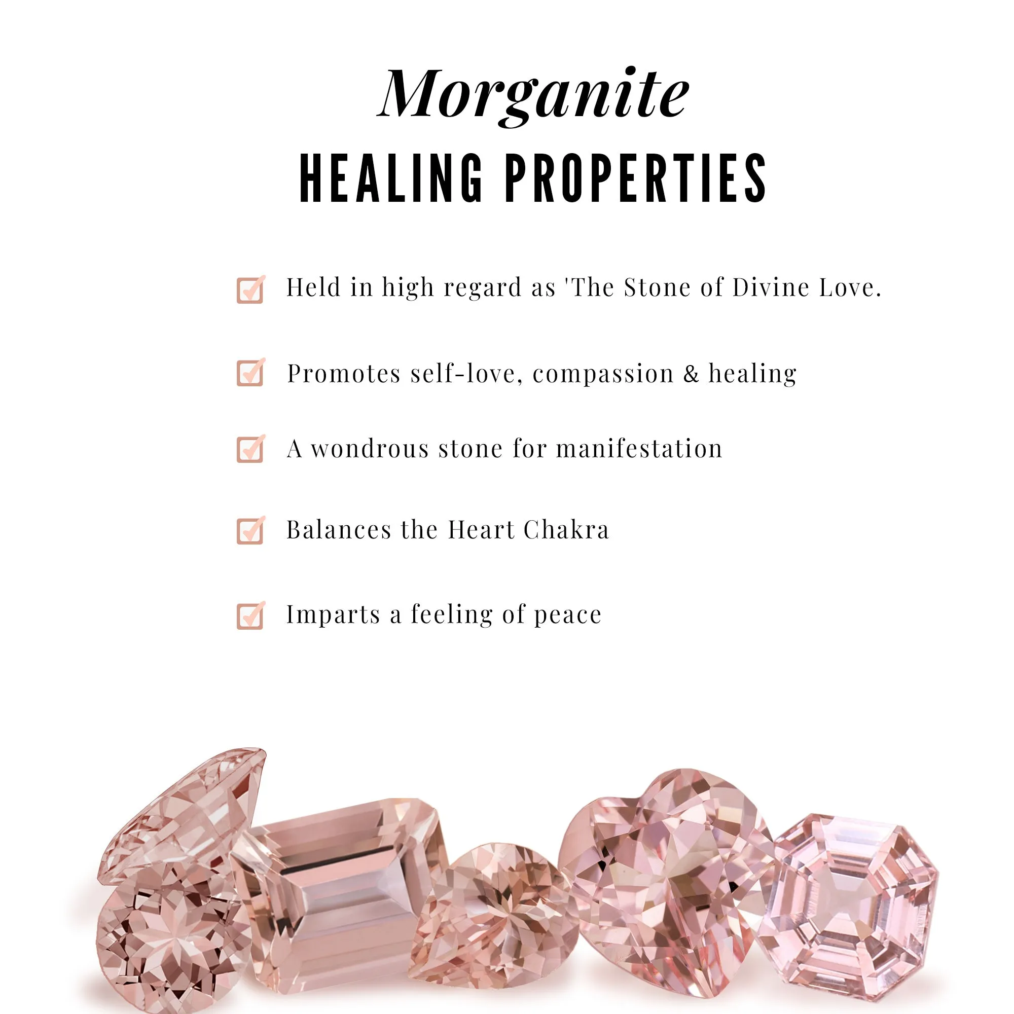 3 CT Round Shape Morganite and Diamond Side Stone Engagement Ring