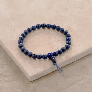 6mm Lapis Stretchy Mala