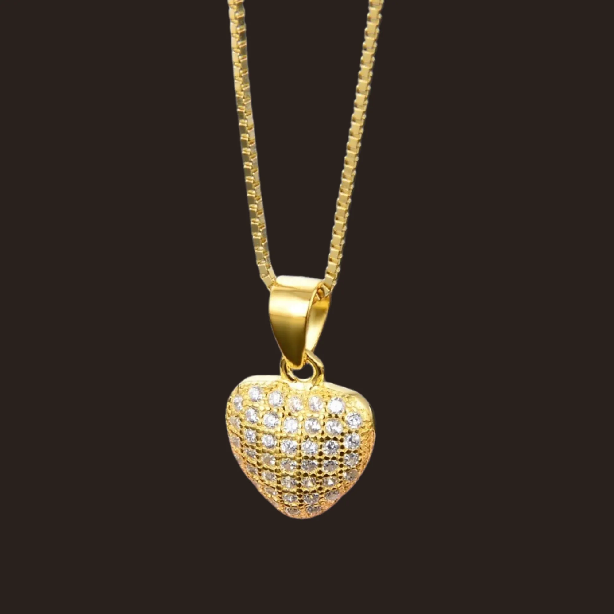 925 Silver Heart Charm Necklace
