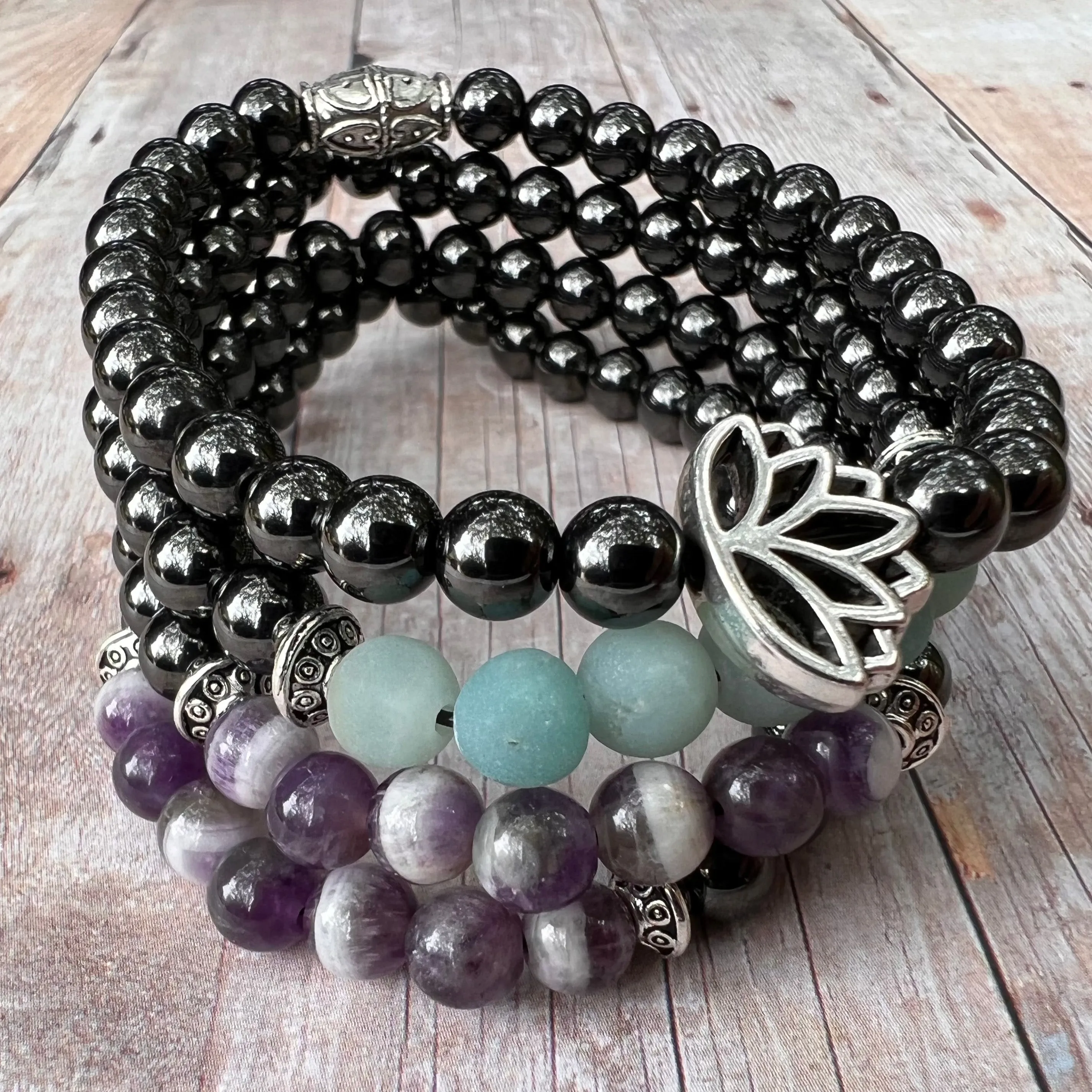 Adults | Raw Cognac Amber   High Power Magnetic Hematite Bracelet