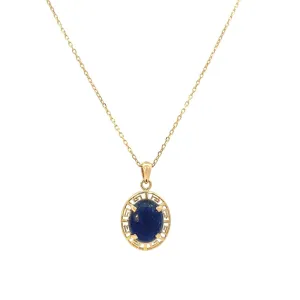 Alda Necklace in Lapis Lazuli