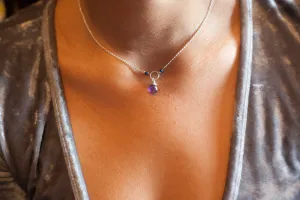 Amethyst Clavicle Necklace