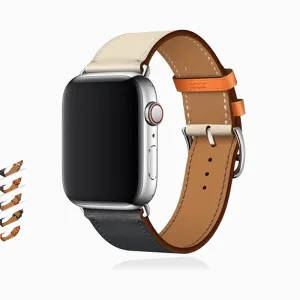 Apple Watch Band, Leather Single Strap Bracelet