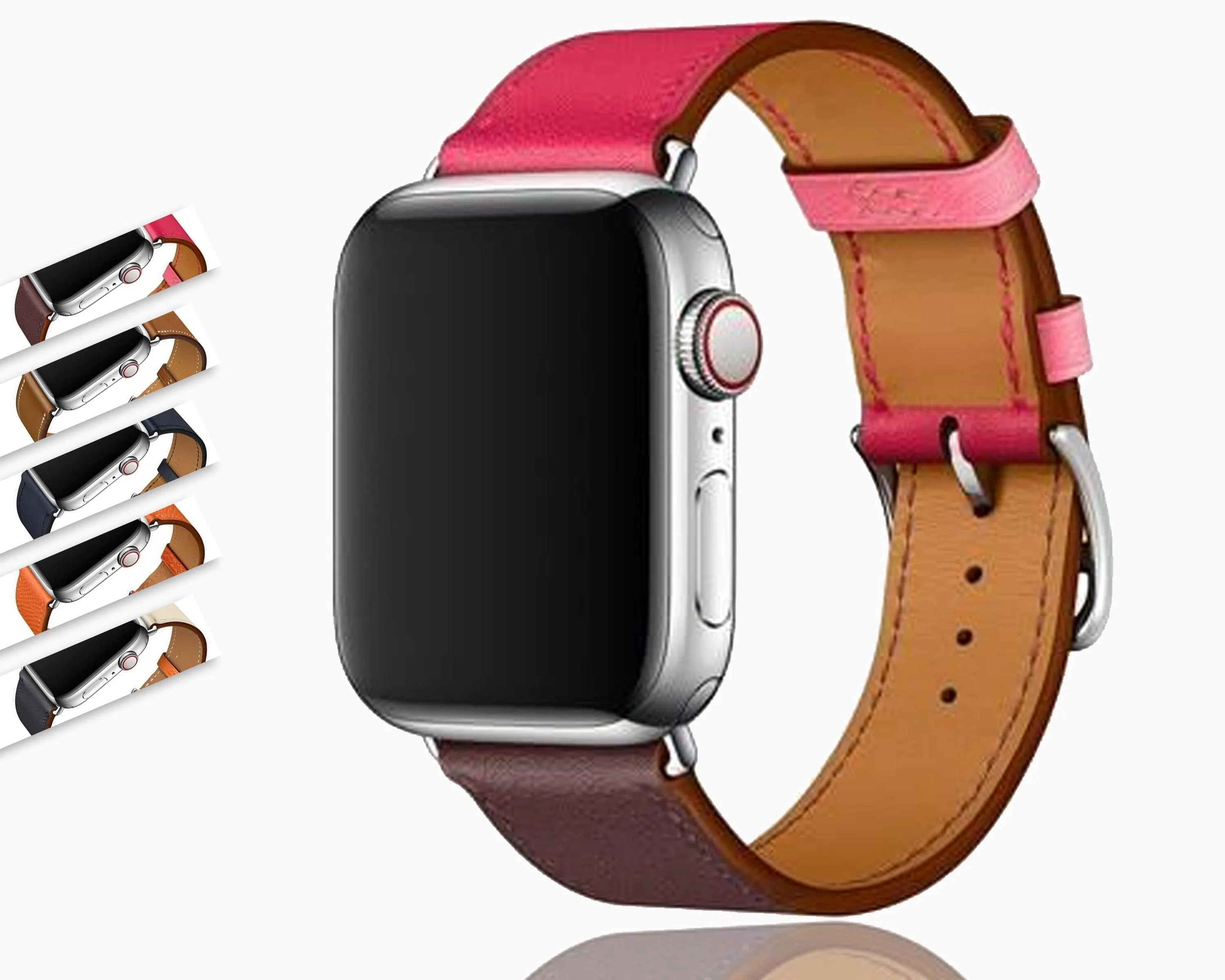 Apple Watch Band, Leather Single Strap Bracelet