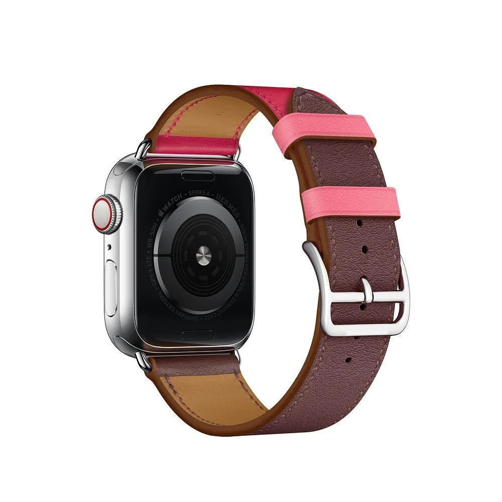 Apple Watch Band, Leather Single Strap Bracelet