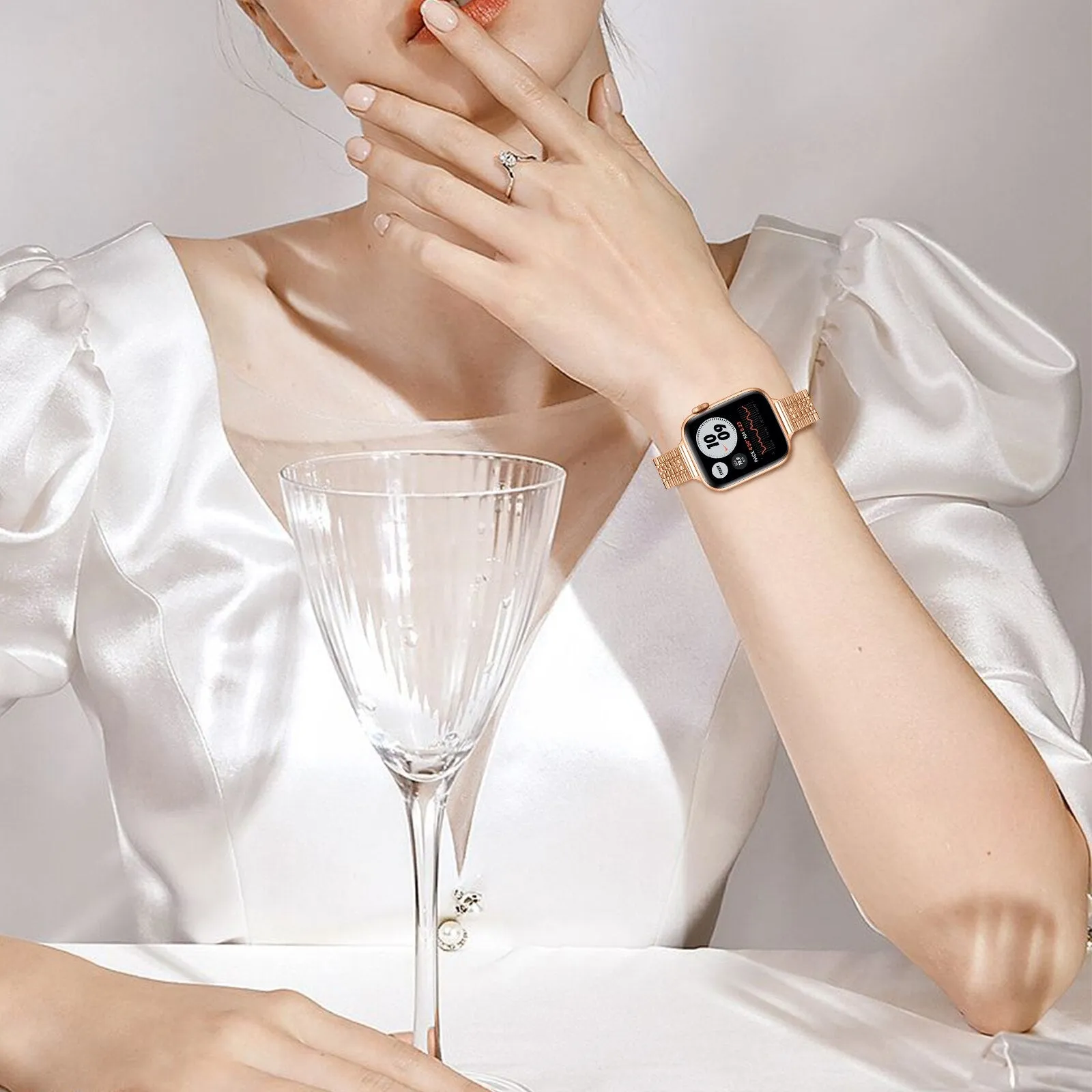 Apple Watch Band Series Metal Luxurious Steel Watchband Bracelet