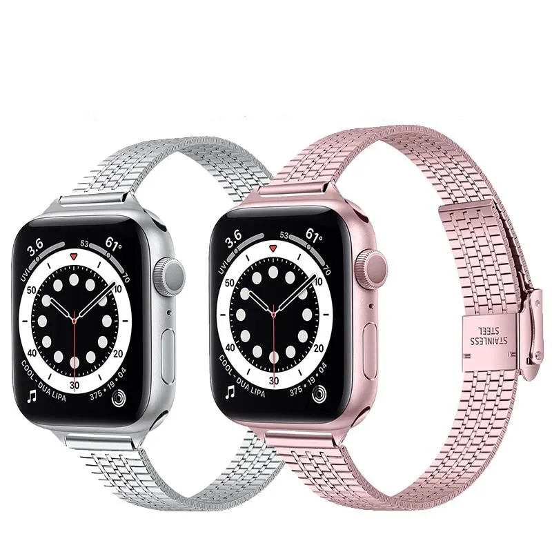 Apple Watch Band Series Metal Luxurious Steel Watchband Bracelet