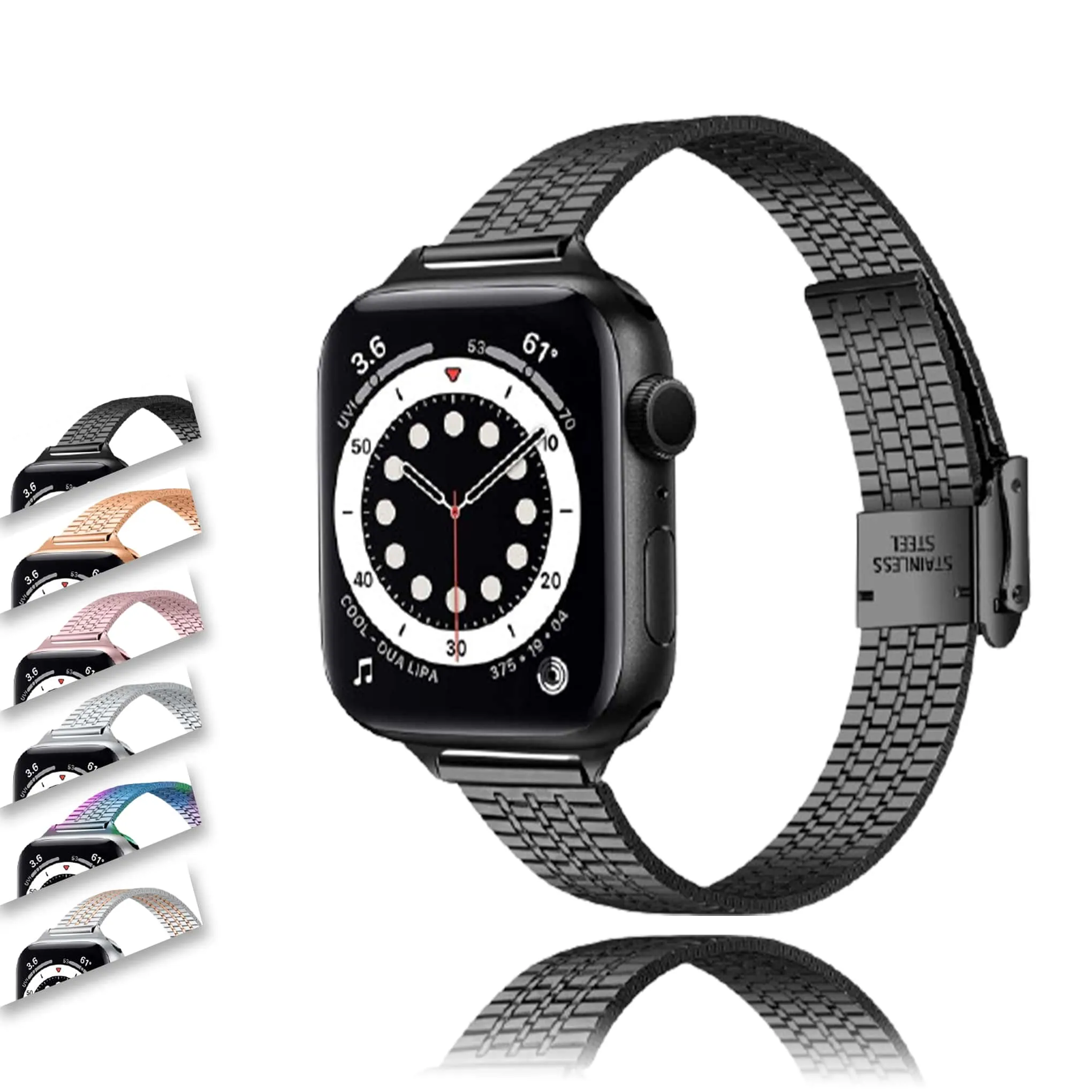 Apple Watch Band Series Metal Luxurious Steel Watchband Bracelet