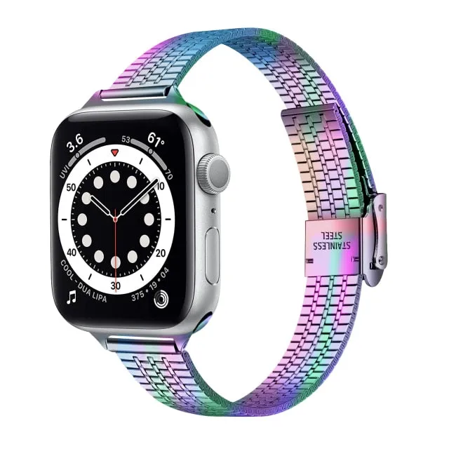 Apple Watch Band Series Metal Luxurious Steel Watchband Bracelet