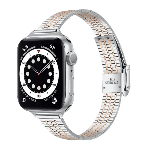 Apple Watch Band Series Metal Luxurious Steel Watchband Bracelet