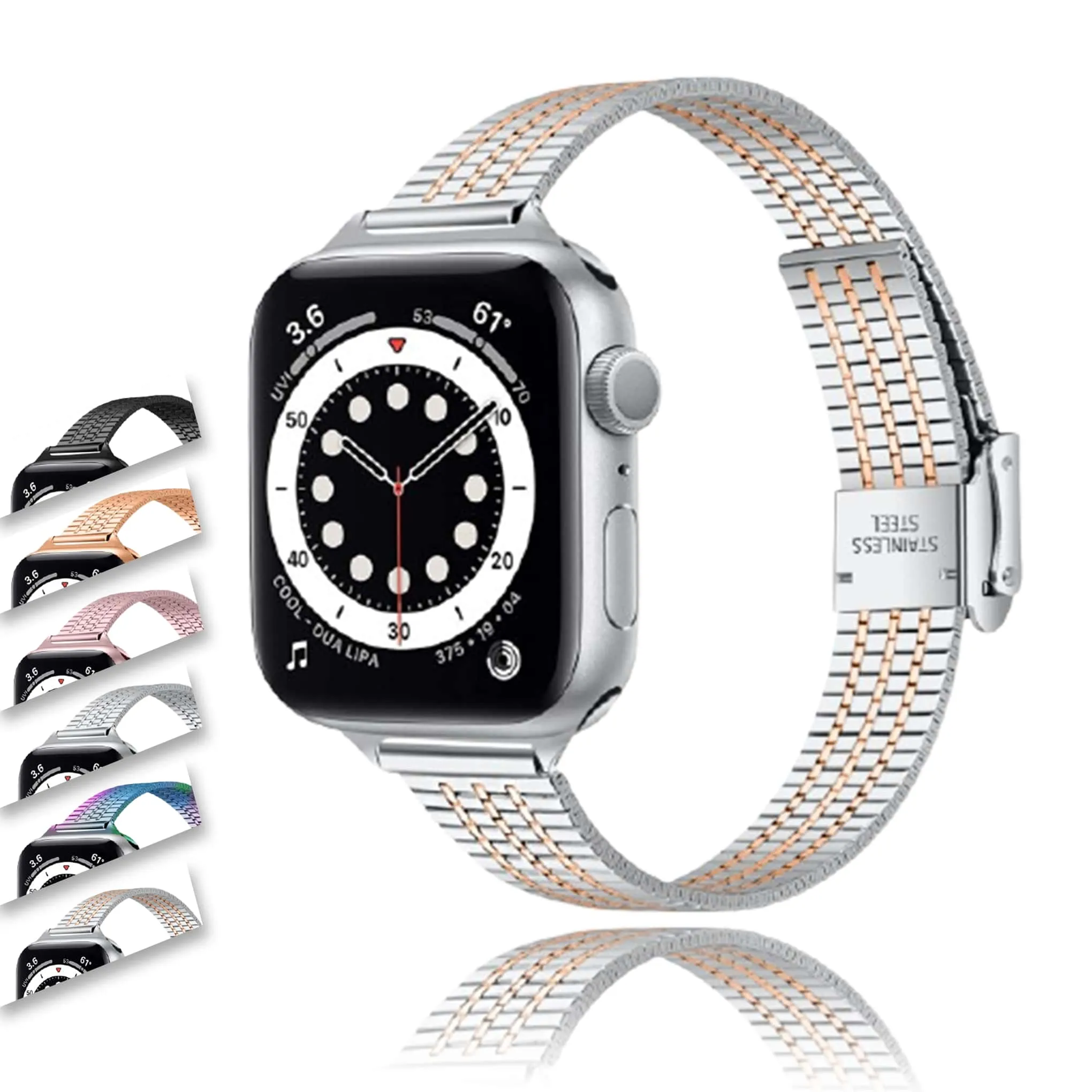 Apple Watch Band Series Metal Luxurious Steel Watchband Bracelet