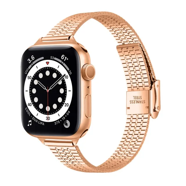Apple Watch Band Series Metal Luxurious Steel Watchband Bracelet