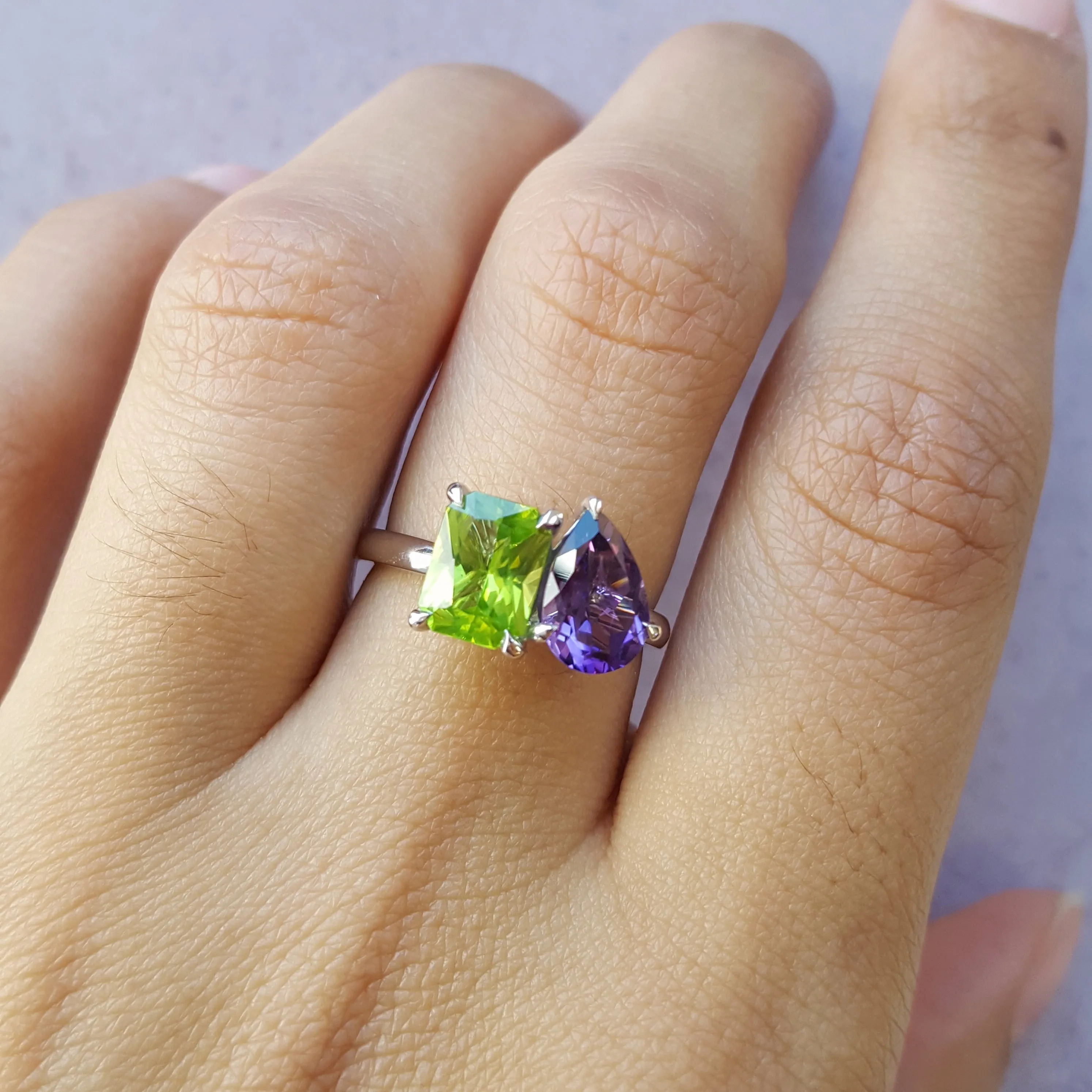 Arizona Gemstone Duos Ring