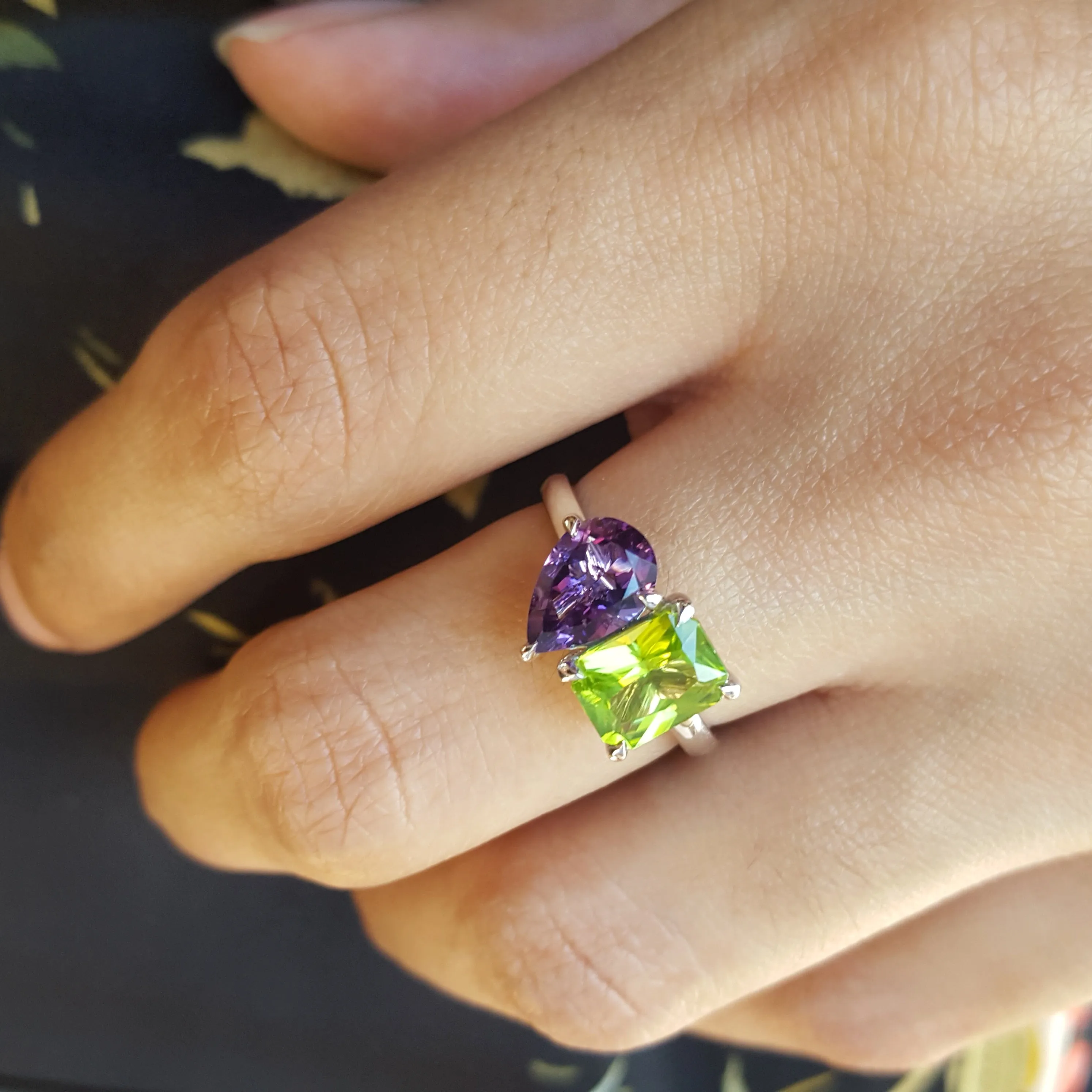 Arizona Gemstone Duos Ring
