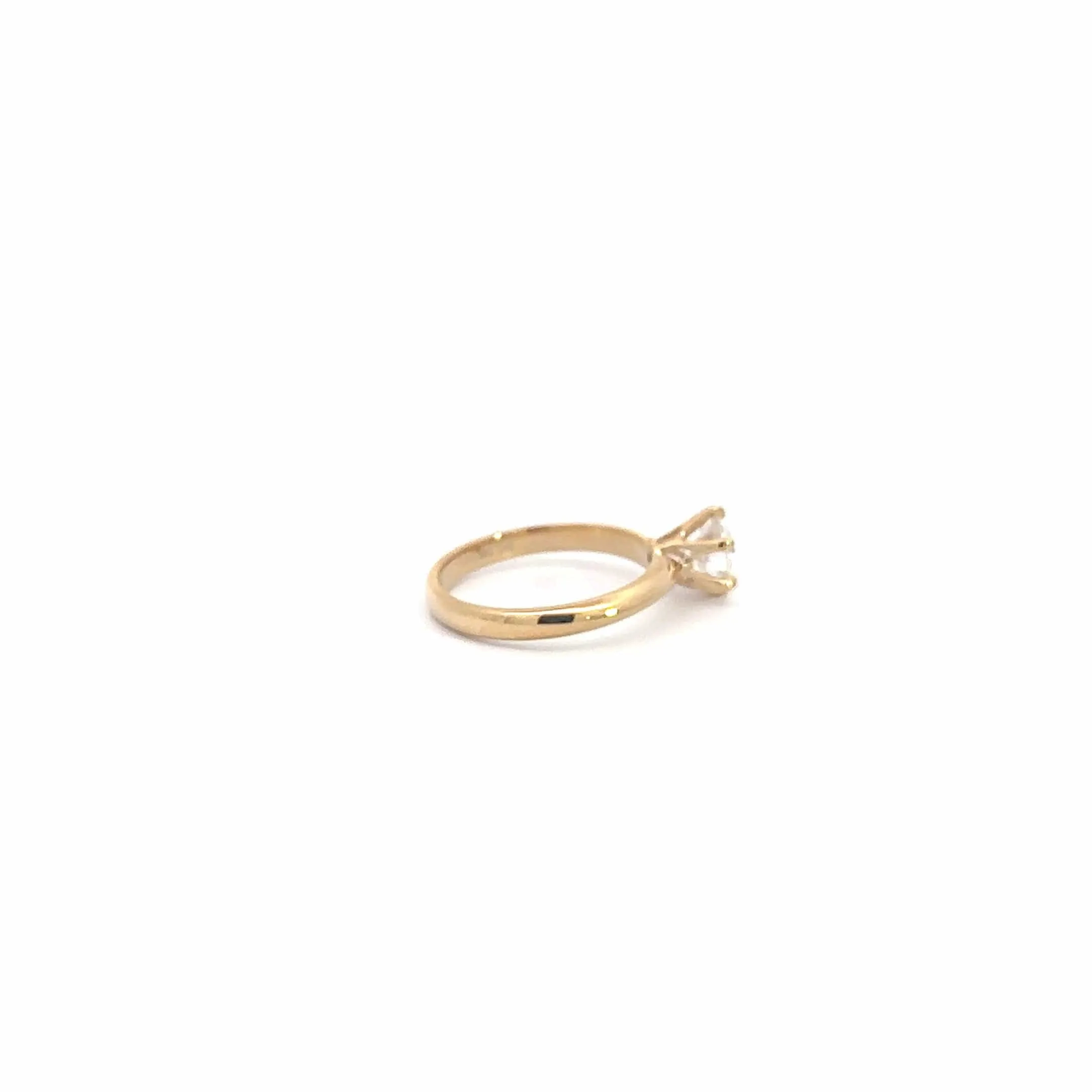Baikalla 14k Gold Moissanite and Diamond 2 in 1 Engagement Ring Set