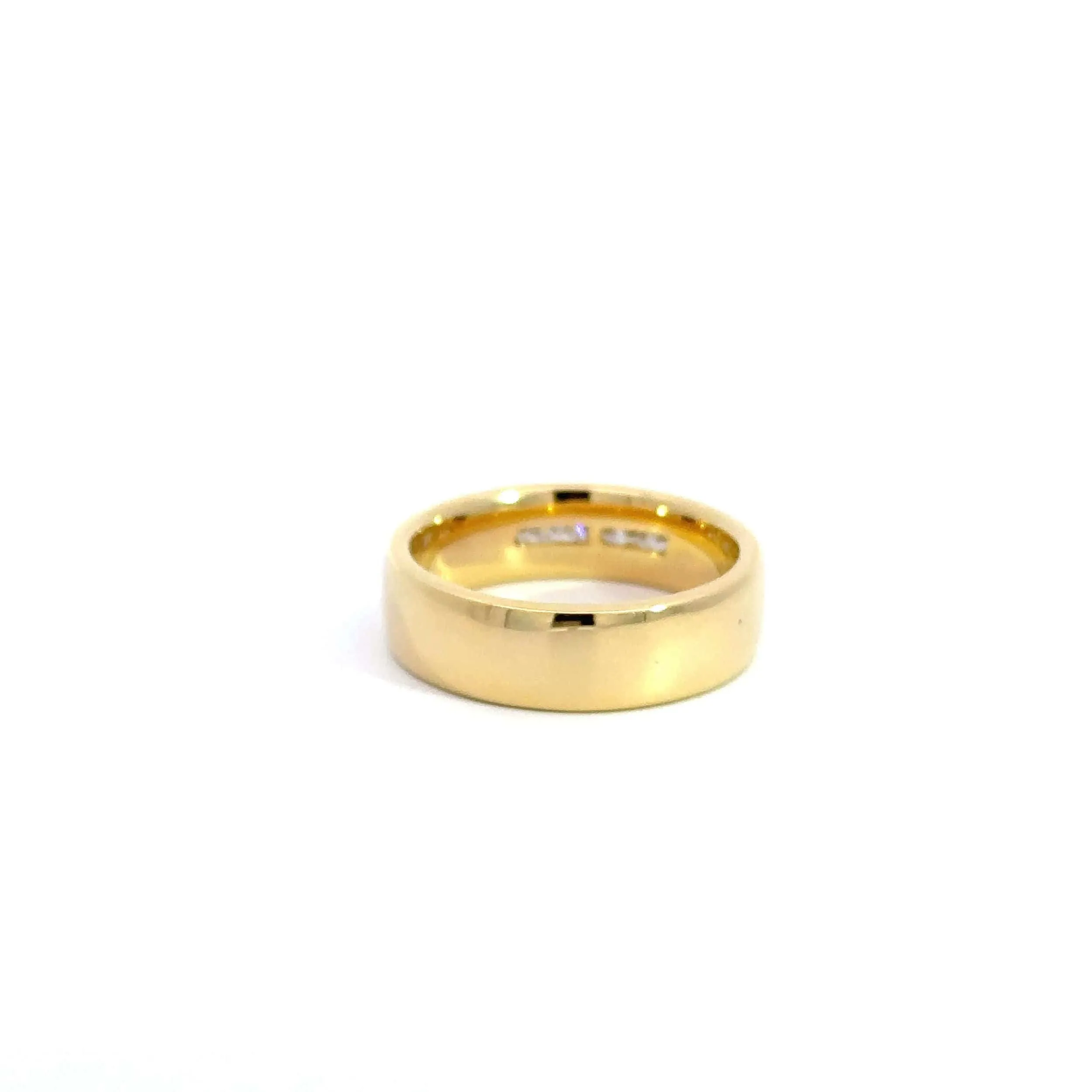 Baikalla 18k Gold Diamond Men's Wedding Ring Band