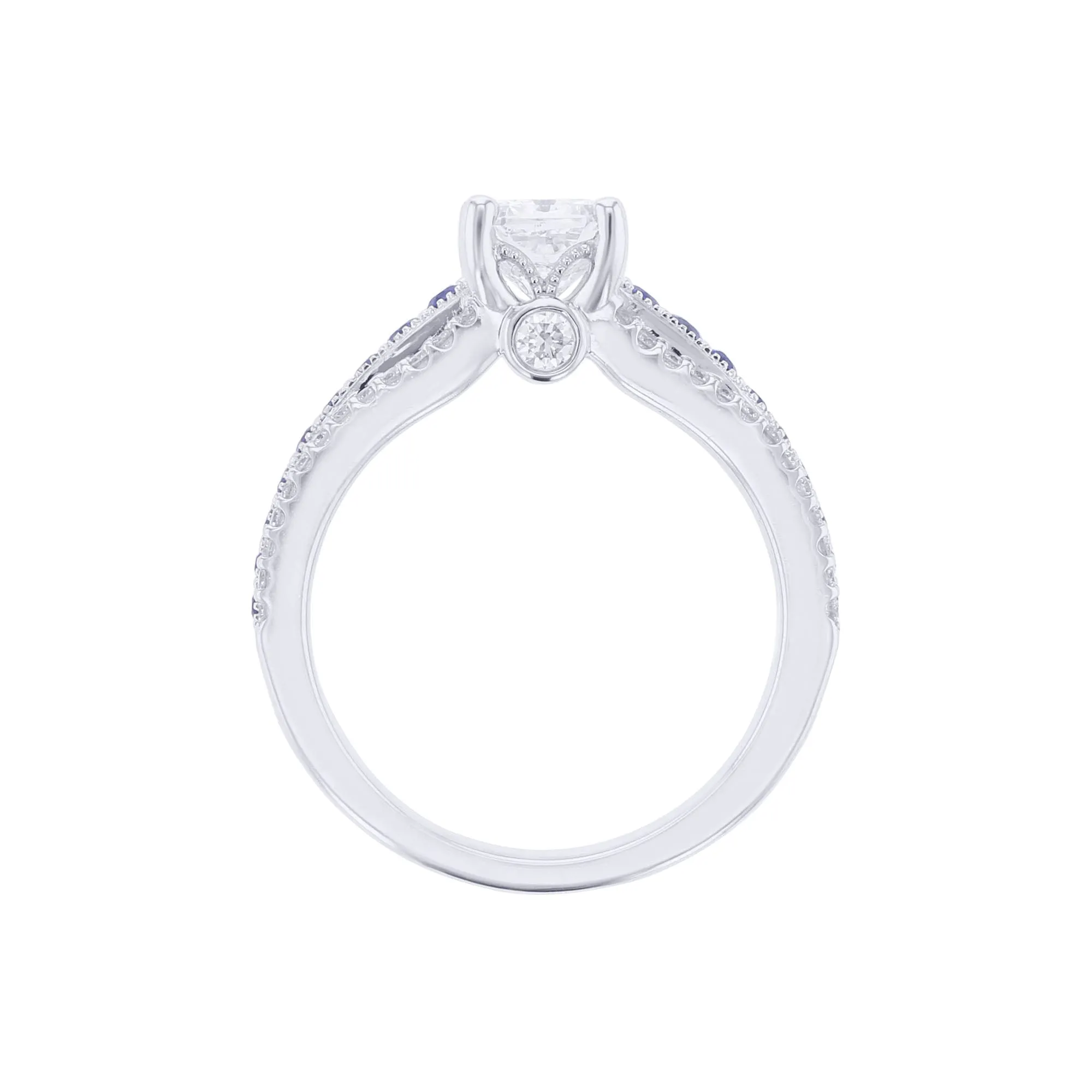 Bailey Ready for Love Diamond and Sapphire Engagement Ring