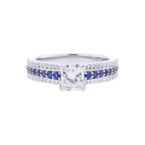 Bailey Ready for Love Diamond and Sapphire Engagement Ring