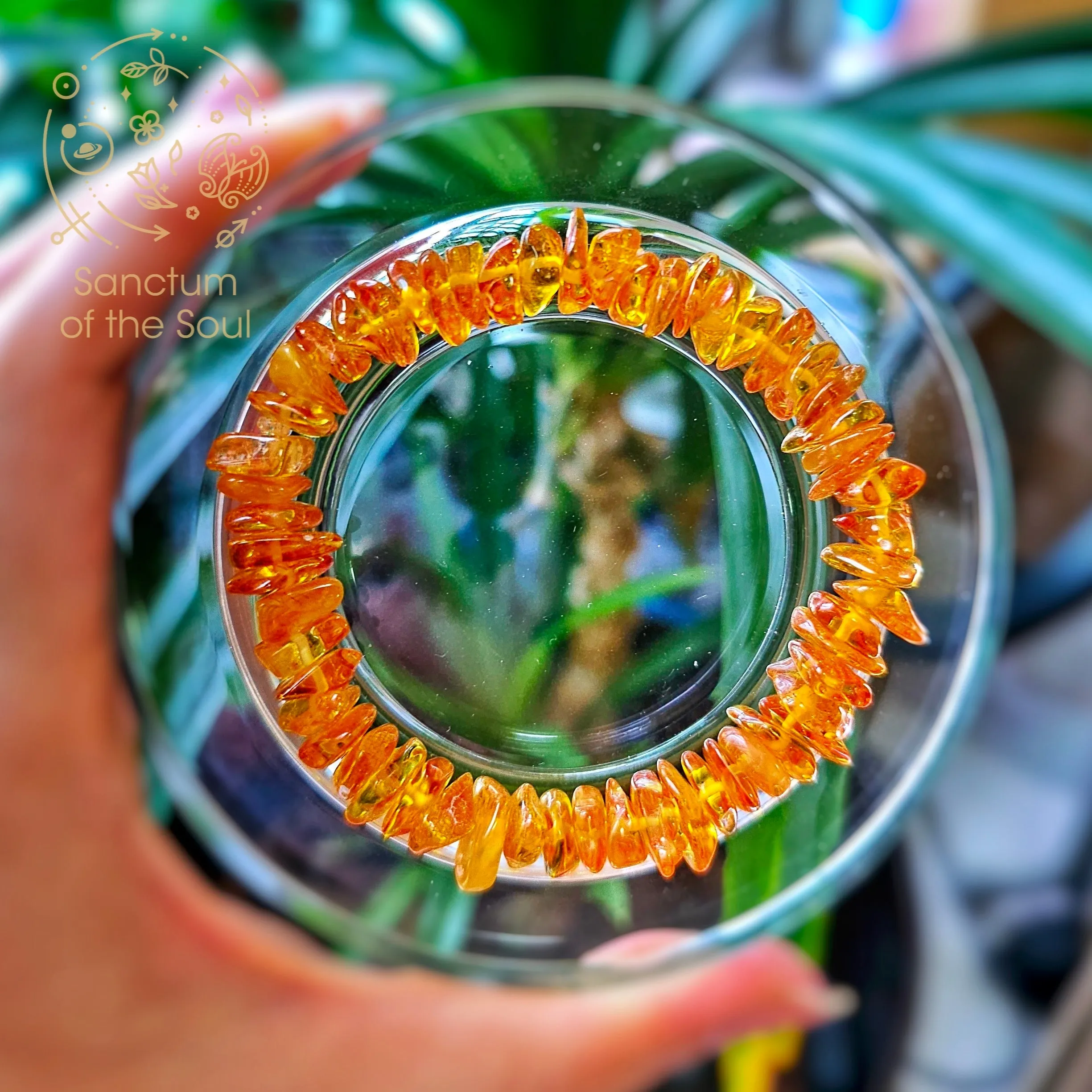 Baltic Amber Chip Bracelet