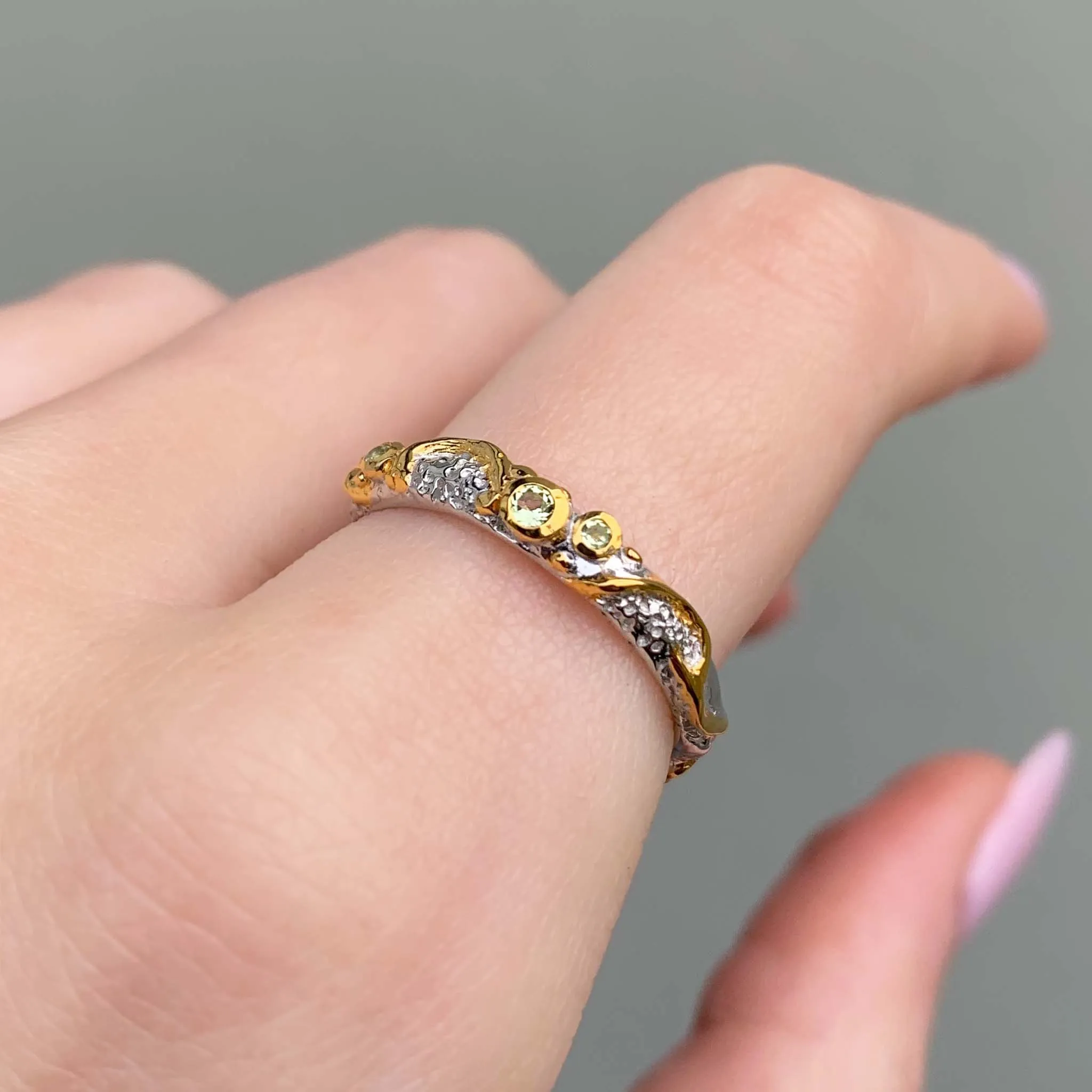 Bespoke Peridot Ring