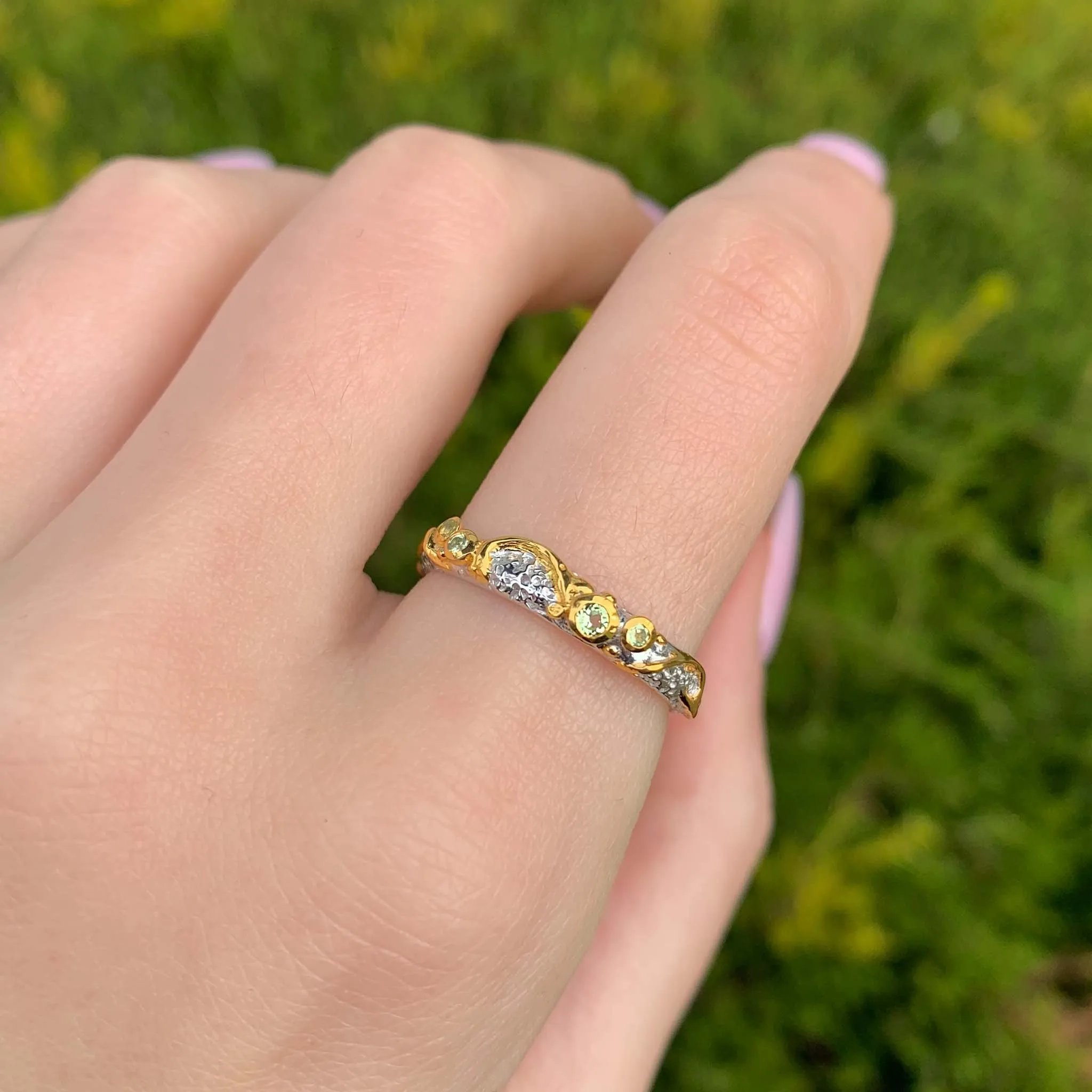 Bespoke Peridot Ring