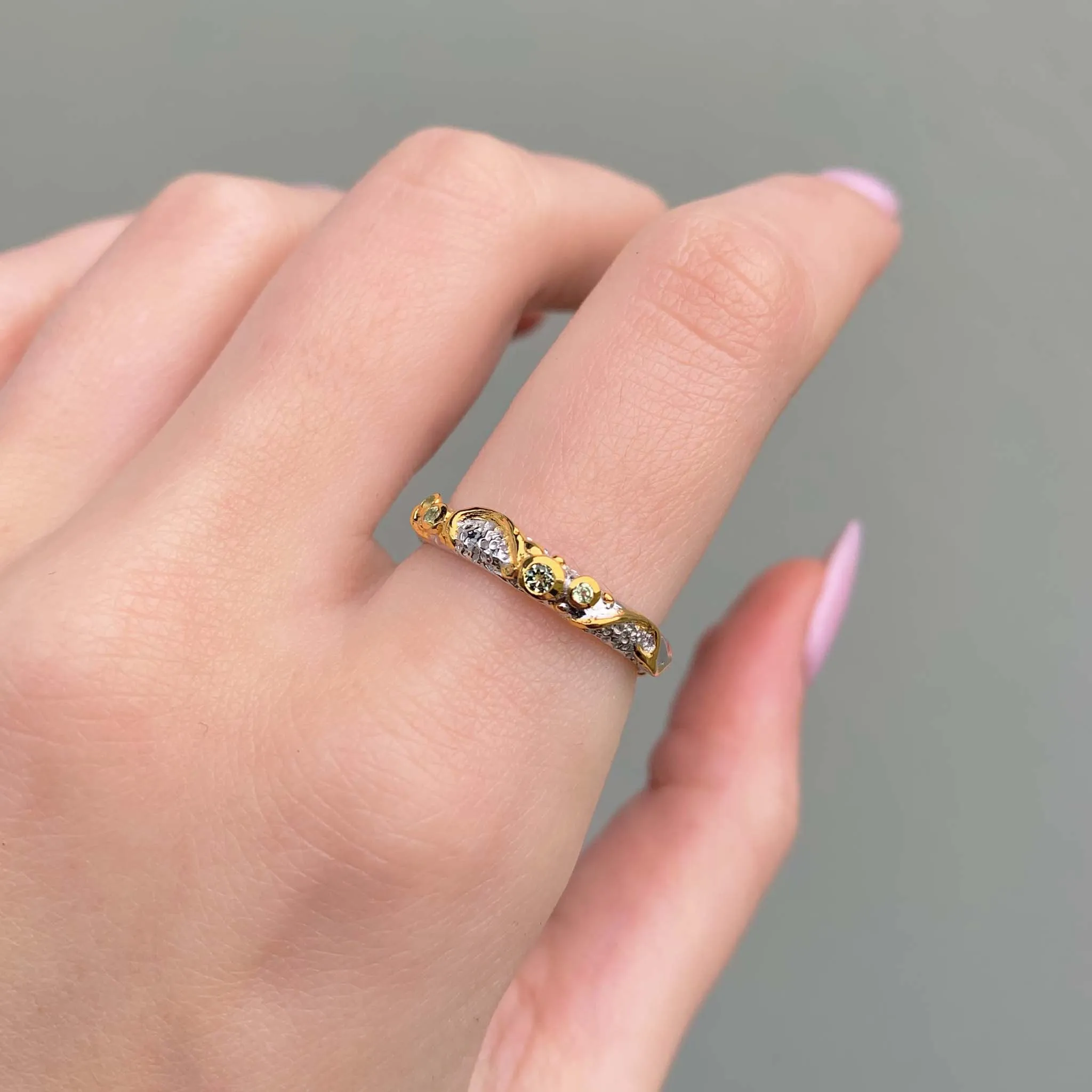 Bespoke Peridot Ring