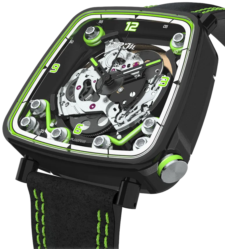 BM Watch FF39-4 Black Titanium Lime Green