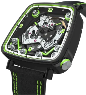 BM Watch FF39-4 Black Titanium Lime Green