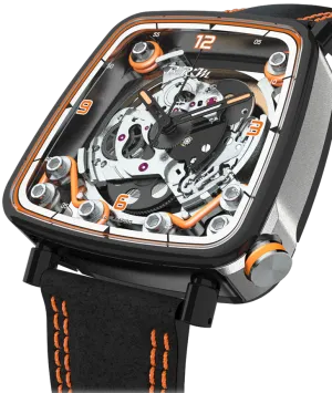 BM Watch FF39-4 Grey Titanium Black PVD ORSange