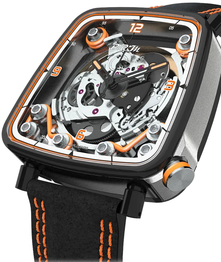 BM Watch FF39-4 Grey Titanium Black PVD ORSange