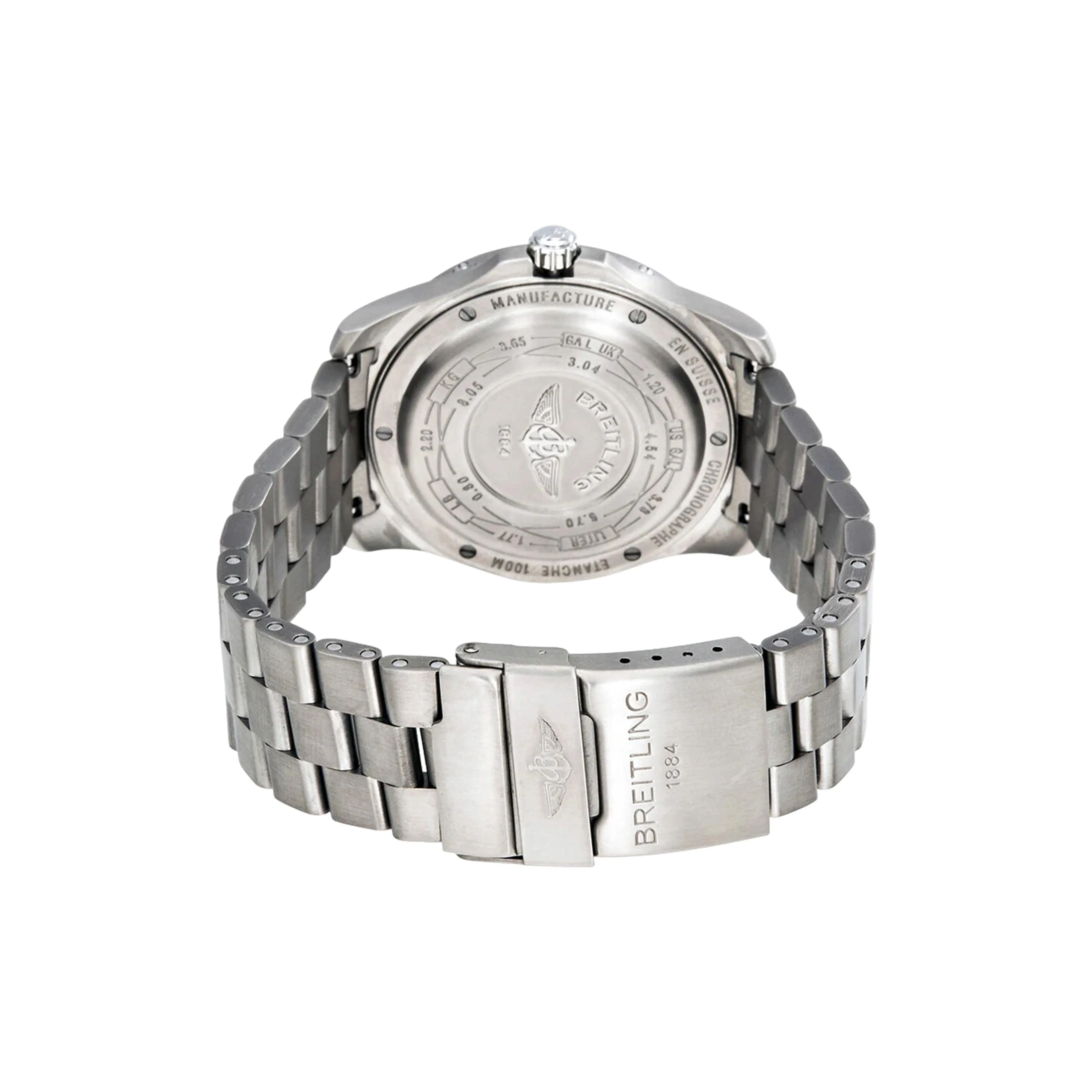 Breitling Aerospace Avantage 42mm E7936210/G606 Silver Numeral Dial, Worn