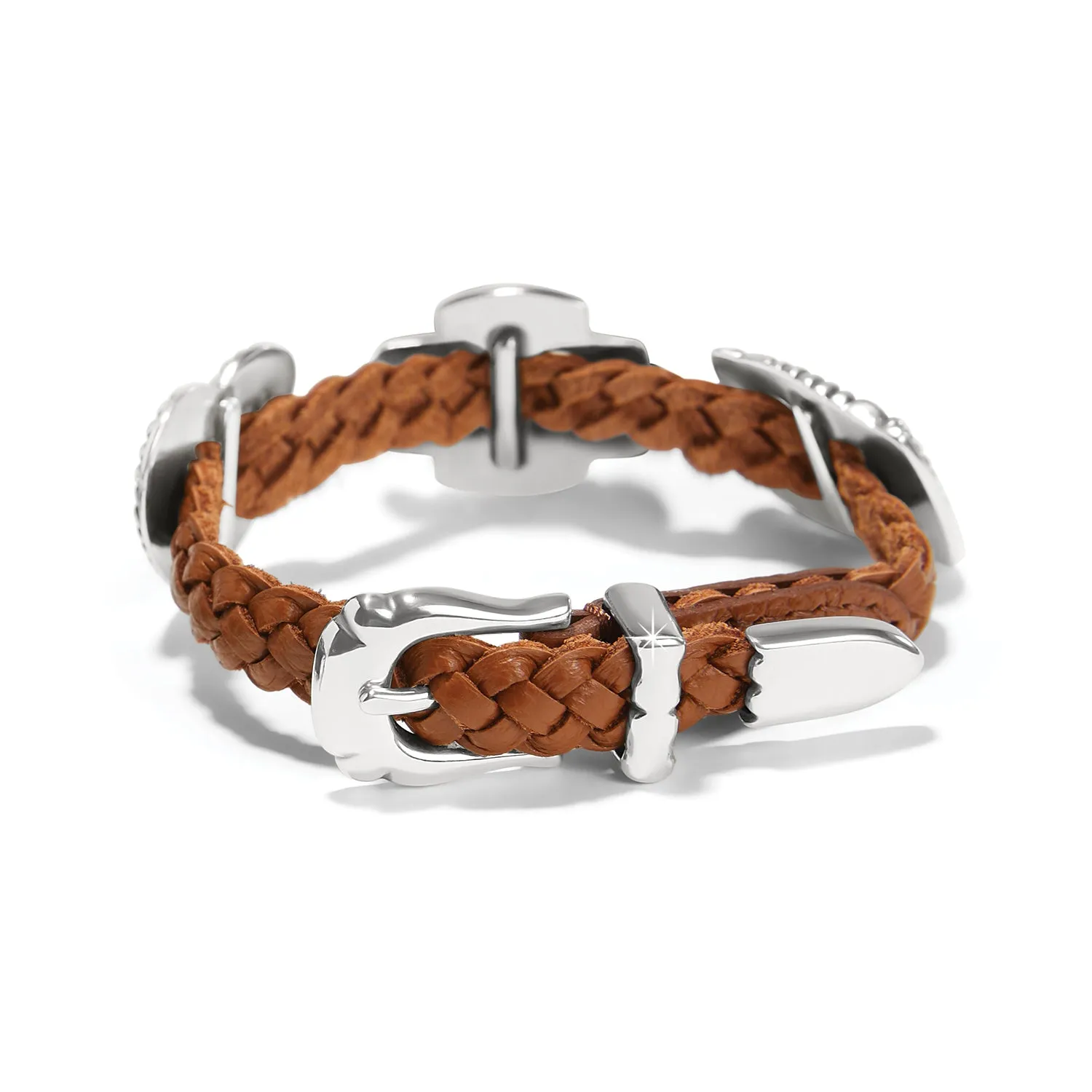 Brighton Austin Bandit Bracelet (Luggage or Black)