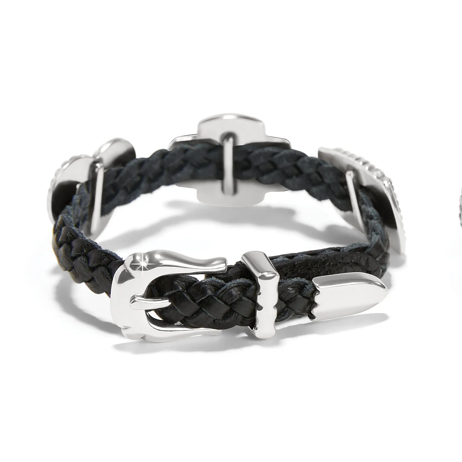 Brighton Austin Bandit Bracelet (Luggage or Black)