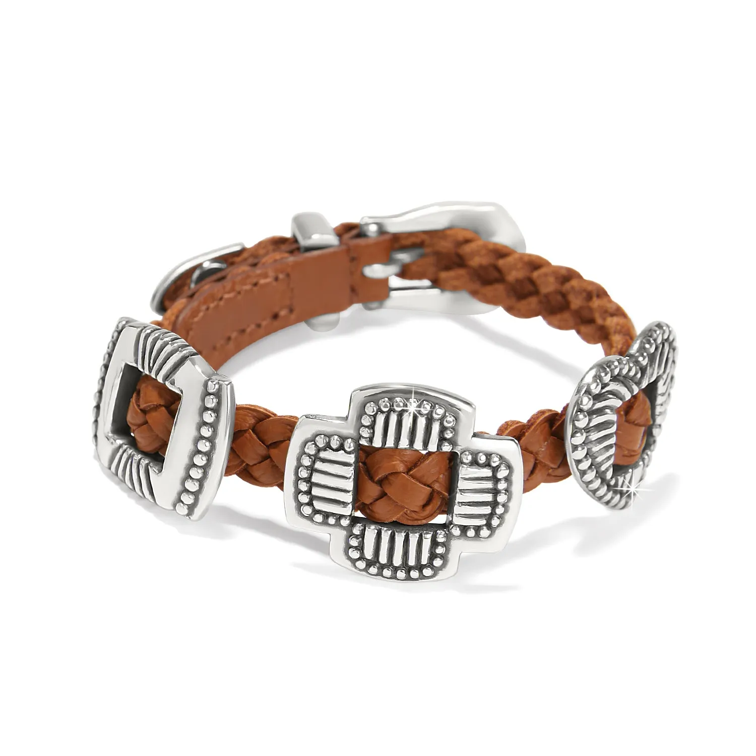 Brighton Austin Bandit Bracelet (Luggage or Black)