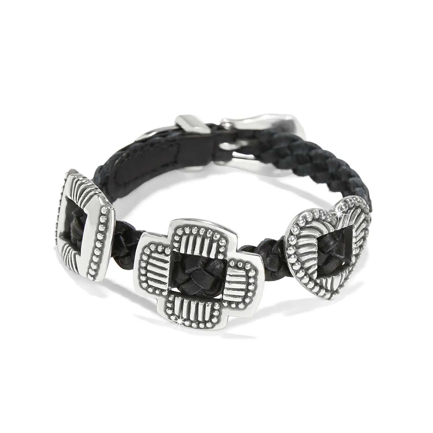 Brighton Austin Bandit Bracelet (Luggage or Black)