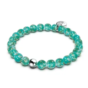 Cactus | .925 Sterling Silver | Firefly Glass Bracelet