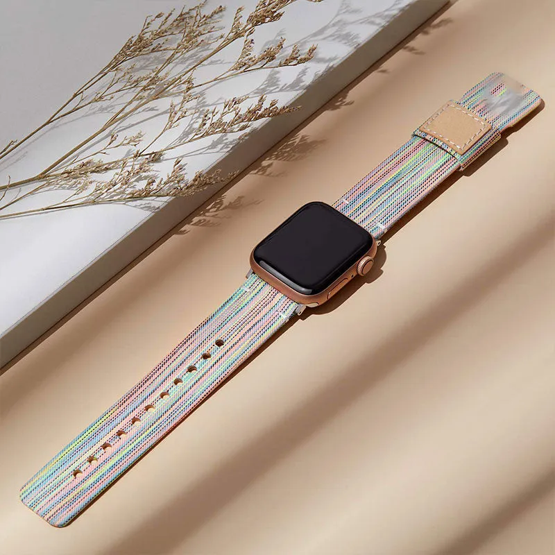Canvas Nylon Series 7 6 5 High-Quality Leather Bracelet Correa Band