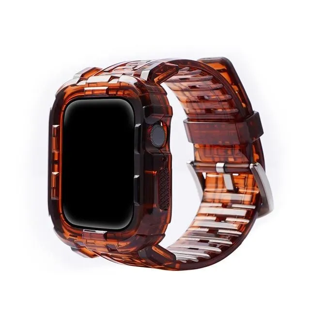 Case   Strap Series Transparent Silicone Waterproof Rubber Band