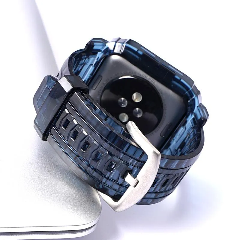Case   Strap Series Transparent Silicone Waterproof Rubber Band