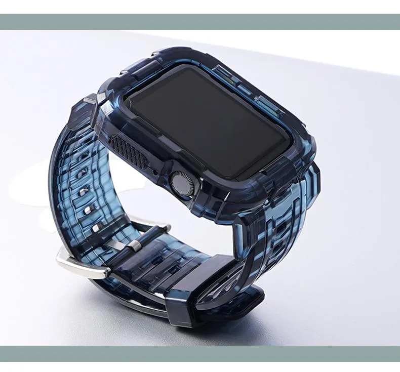 Case   Strap Series Transparent Silicone Waterproof Rubber Band