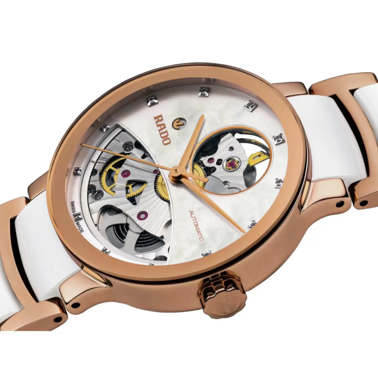 Centrix Automatic Diamonds Open Heart 33mm