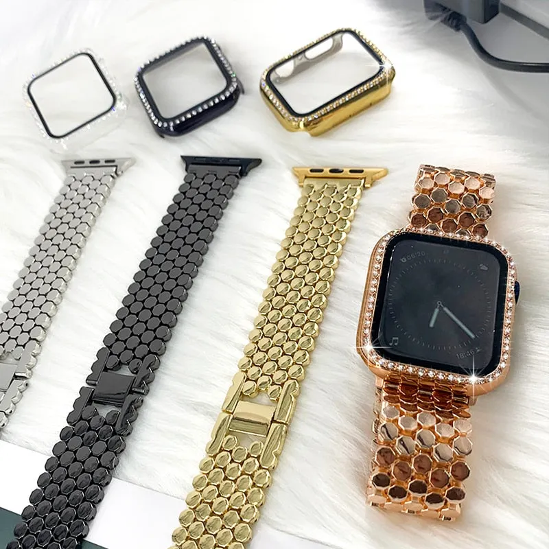 Chain Strap Series 7 6 Steel Replacement Bracelet Loop Wristband