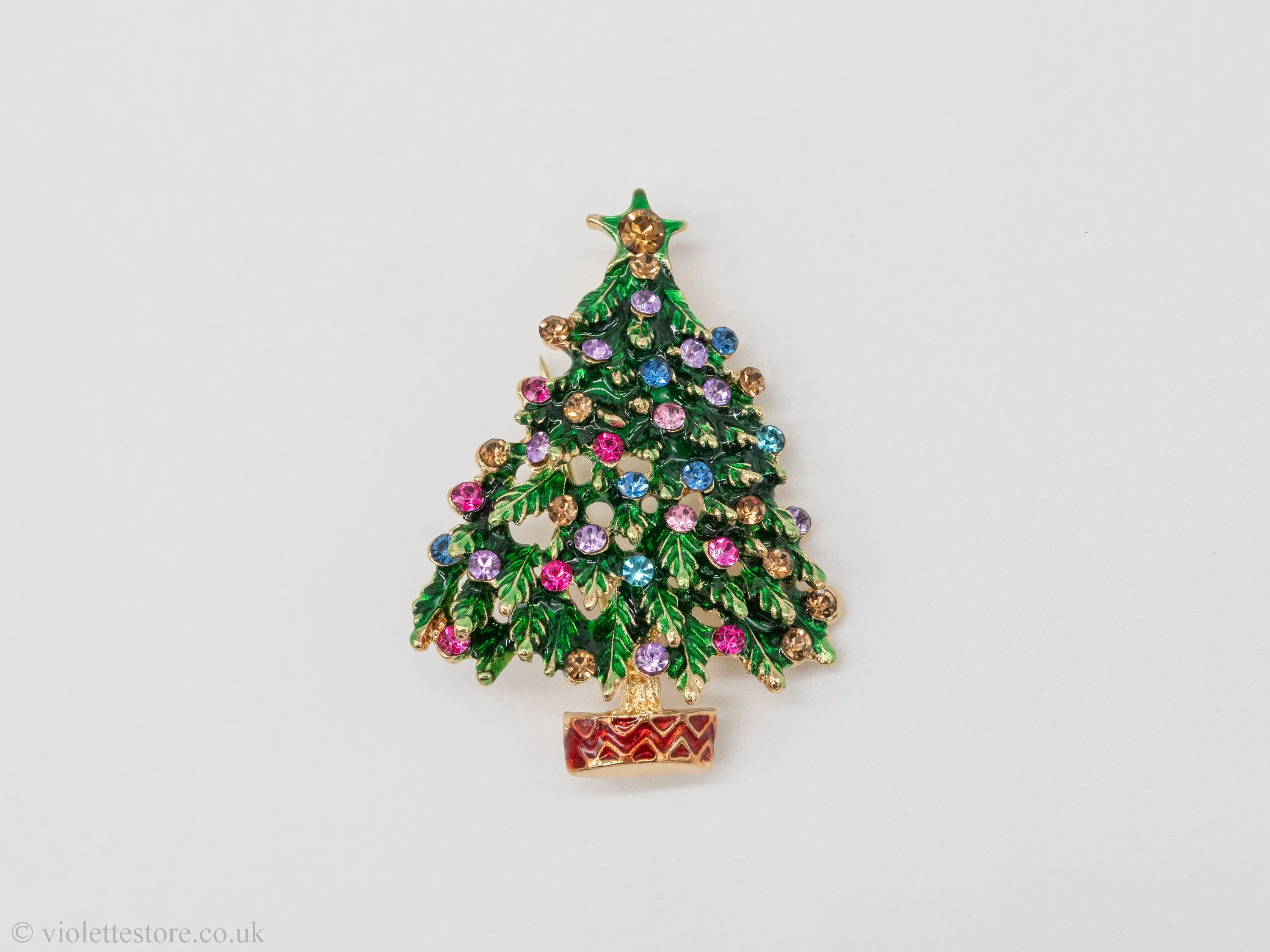 Christmas Tree Brooch